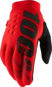 100% Brisker Gloves Red L Bike-gloves
