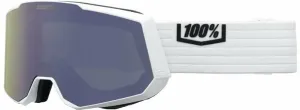 100% Snowcraft XL White/HiPER White Mirror/HiPER Violet Mirror Ski Goggles