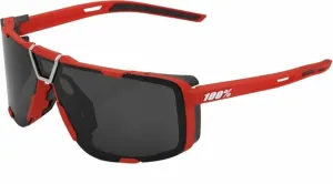 100% Eastcraft Soft Tact Red/Black Mirror Cycling Glasses