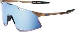 100% Hypercraft Matte Copper Chromium/HiPER Blue Multilayer Mirror Cycling Glasses