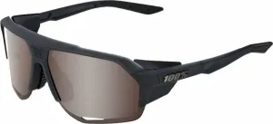 100% Norvik Soft Tact Crystal Black/HiPER Crimson Silver Cycling Glasses