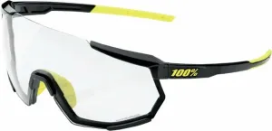 100% Racetrap 3.0 Gloss Black/Photochromic Cycling Glasses