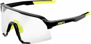 100% S3 Gloss Black/Photochromic Cycling Glasses