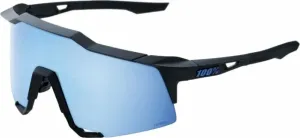 100% Speedcraft Matte Black/HiPER Blue Cycling Glasses