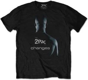 2Pac T-Shirt Changes Black L #21552
