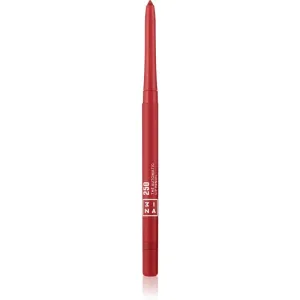 3INA The Automatic Lip Pencil contour lip pencil shade 250 - Dark pink red 0,26 g