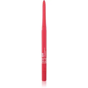 3INA The Automatic Lip Pencil contour lip pencil shade 334 - Vivid pink 0,26 g