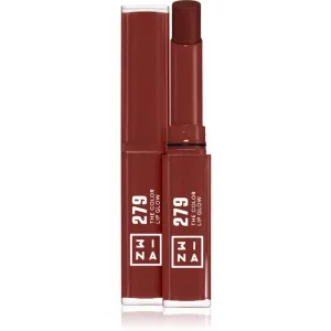 3INA The Color Lip Glow moisturising lipstick with shine shade 279 - True, brown red 1,6 g