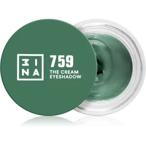 3INA The 24H Cream Eyeshadow creamy eyeshadow shade 759 Olive green 3 ml