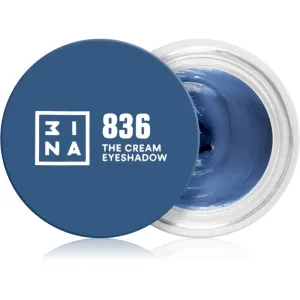 3INA The 24H Cream Eyeshadow creamy eyeshadow shade 836 Dark blue 3 ml