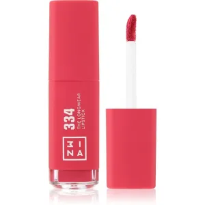 3INA The Longwear Lipstick long-lasting liquid lipstick shade 334 - Vivid pink 6 ml