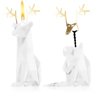 54 Celsius PyroPet DYRI (Reindeer) decorative candle white 22 cm