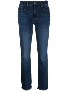 7 FOR ALL MANKIND - Cropped Skinny Denim Jeans