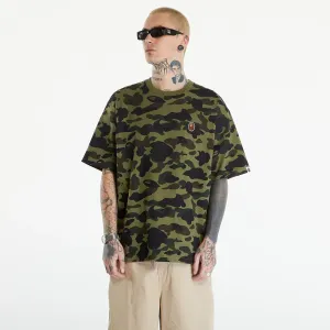 A BATHING APE 1St Camo One Point Tee リラックス Green #1894169
