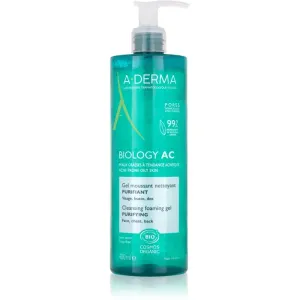 A-Derma Biology purifying foam gel for oily and combination skin 400 ml