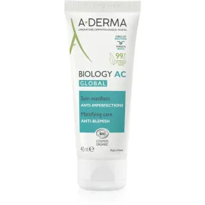 A-Derma Biology AC mattifying treatment to treat skin imperfections 40 ml