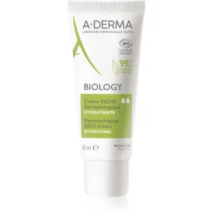 A-Derma Biology nourishing moisturising cream for dry to very dry sensitive skin 40 ml