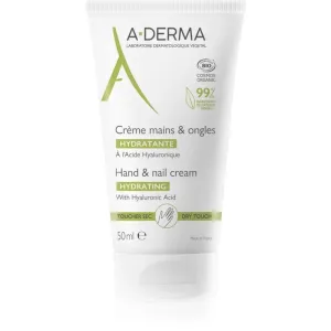 A-Derma Original Care Moisturising Hand and Nail Cream with Hyaluronic Acid 50 ml