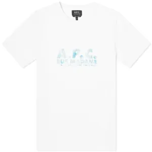 A.P.C Men's Bobby Address Logo White XL #1577514