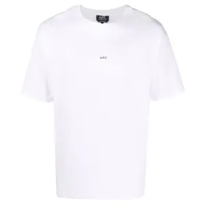 A.p.c Mens Kyle Logo T-shirt White S