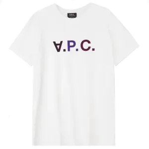 A.p.c Mens Vpc Logo T-shirt White L