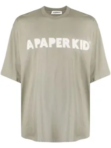 A PAPER KID - Cotton T-shirt With Logo #1690312