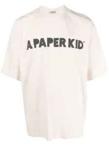 A PAPER KID - Logo Cotton T-shirt