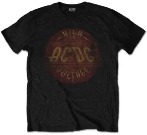 AC/DC T-Shirt High Voltage Vintage Unisex Black 2XL