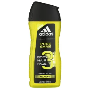 Adidas Pure Game Body and Hair Shower Gel 3 in 1 for Men 250 ml