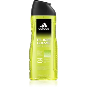 Adidas Pure Game shower gel for face, body, and hair 3-in-1 for men 400 ml #262216