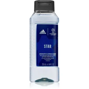 Adidas UEFA Champions League Star refreshing shower gel for men 250 ml