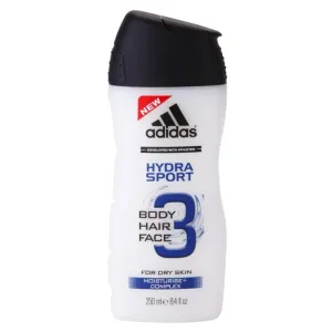 Adidas Hydra Sport shower gel for face, body, and hair 3-in-1 250 ml