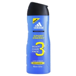 Adidas A3 Sport Energy shower gel 3 in 1 for men 400 ml