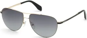 Adidas OR0004 28B Shine Rose Gold Matte Black/Gradient Smoke Lifestyle Glasses