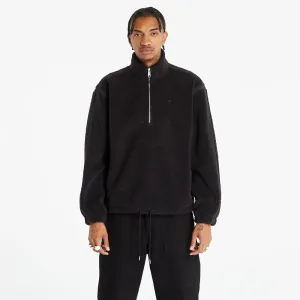 adidas Originals Premium Essentials Fleece Half-Zip Crewneck Black #1587046
