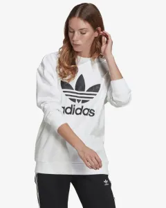 adidas Originals Trefoil Crew Sweatshirt White #257835