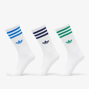 adidas High Crew Sock White/ Green/ Dark blue #1773632