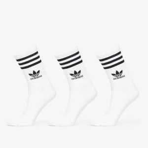 adidas Mid Cut Crew Sock 3-Pack White #1870008