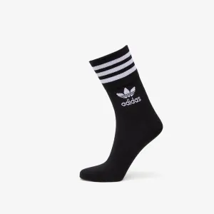 adidas Mid Cut Crew Socks 3-Pack Black/ White #1242515