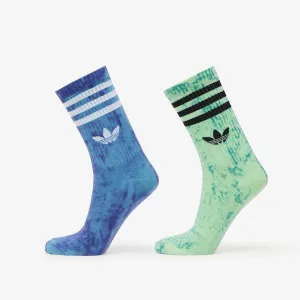adidas Tie Dye Socks 2-Pack Preloved Blue/ Night Flash/ Semi Green Spark #1784502