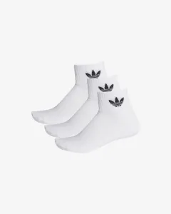 adidas Originals Mid-Cut Crew Socks 3 pcs White