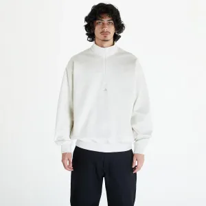 adidas Adi Basketball 1/2 Zip Sweatshirt UNISEX Cream White Melange #1813580
