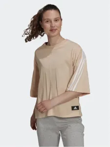 adidas Performance Future Icons 3-Stripes T-shirt Brown Beige