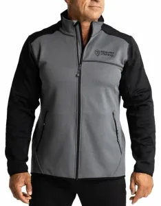 Adventer & fishing Hoodie Warm Prostretch Sweatshirt Titanium/Black 2XL