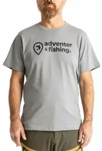 Adventer & fishing T-Shirt Short Sleeve T-shirt Titanium 2XL