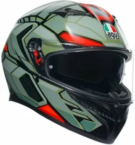 AGV K3 Decept Matt Black/Green/Red 2XL Helmet