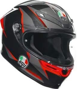 AGV K6 S Slashcut Black/Grey/Red M Helmet
