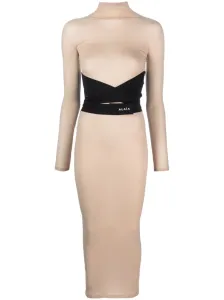 ALAÏA - Second Skin Midi Dress #1655520