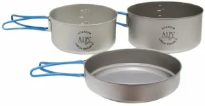 ALB forming Titan Basic Camping Cookware Set Pan-Pot Pot, Pan