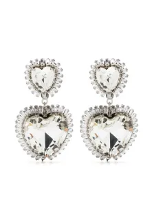 ALESSANDRA RICH - Crystal Heart Earrings #1659425
